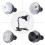 Tortoise Basking Lamp, UVA UVB Reptile Heat Lamp For Healthy Bone Development, Adjustable Temperature With Cycle Timer 8