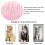 Βούρτσα καθαρισμού τριχών γάτας και σκύλου, βούρτσα περιποίησης γάτας με κουμπί 6