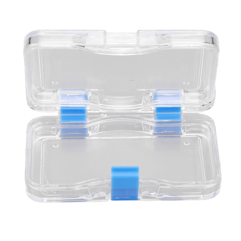 Denture Retainer Case Lightweight & Portable Secure Closure Multiple Uses Transparent Design Elegant And Safe Compact And Portable Organizer