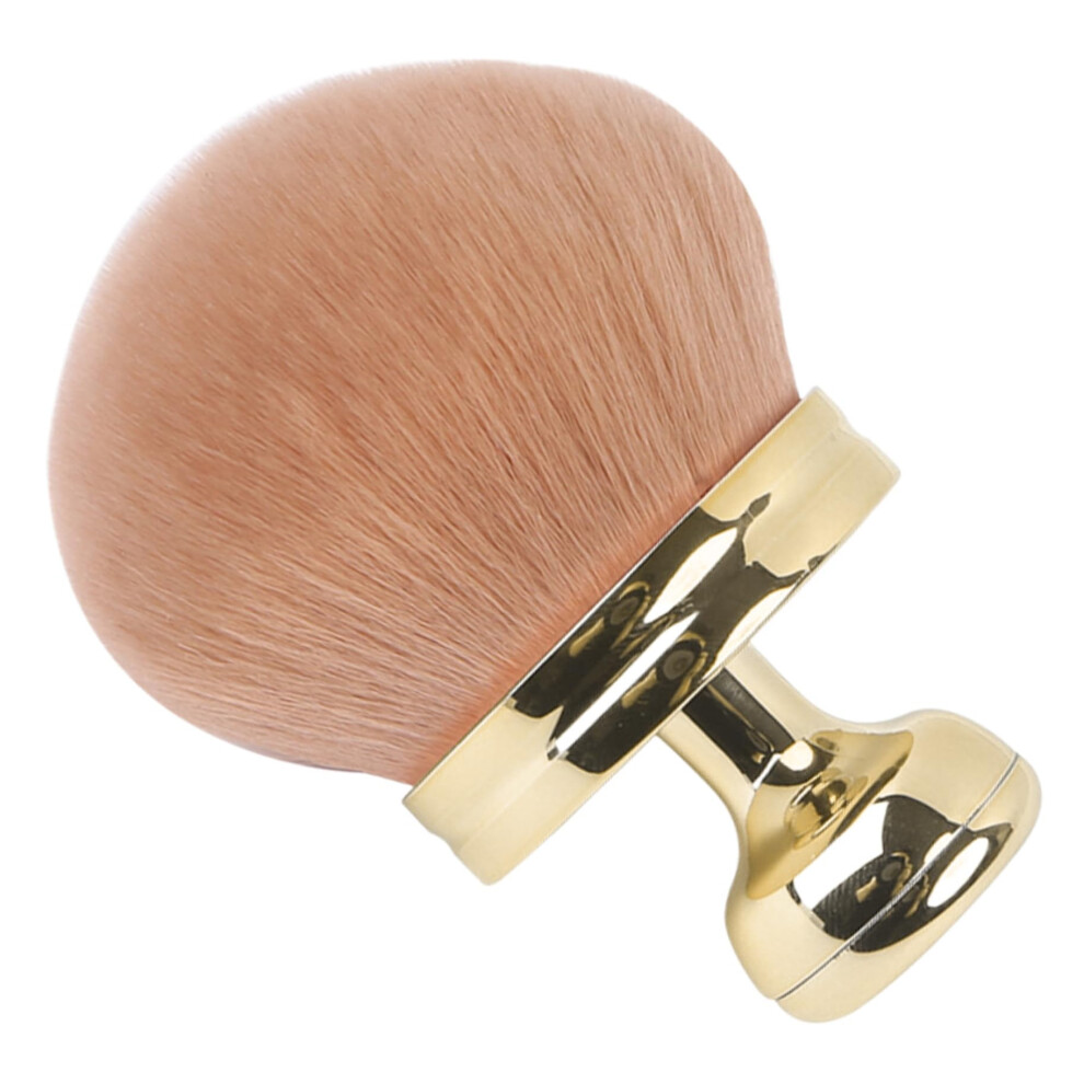 Gold Self Tanner Brush With Soft Dense Bristles, Large Oval Tanning Applicator For Body And Face,