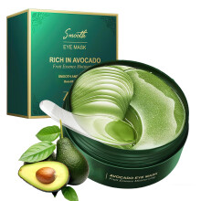 60 PCS Avocado Under Eye Patches with Hydrogel for Dark Circles, Puffiness and Wrinkles