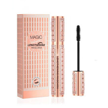 Waterproof Volumizing Mascara with Peanut Brush for Instant Length and Smudge Proof Long Wear