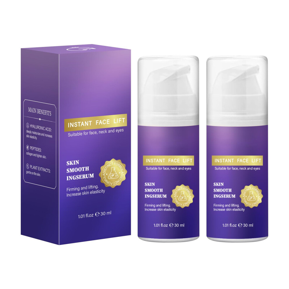 Cream Instant Face Lift 2Pcs Â Fast Absorbing Antiwrinkle Firming For Face And Neck, 60Ml