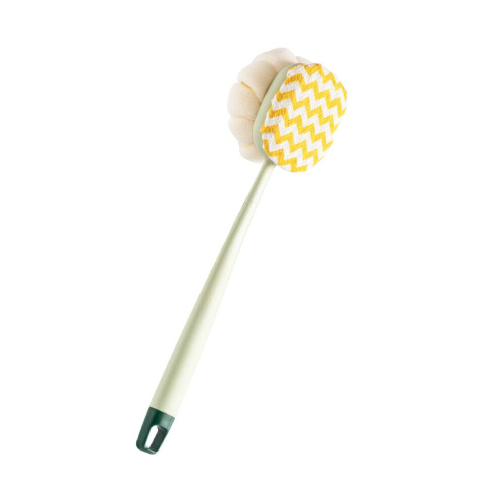 Long Handle Bath Brush Back Scrubber for Shower and Bath DualSided Soft Bristles Exfoliating Body Cleaning Tool