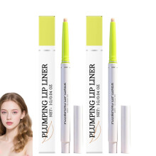 2PCS Invisible Lip Plumping Liner Colorless Finish Long Lasting Water Resistant for Fuller Lips