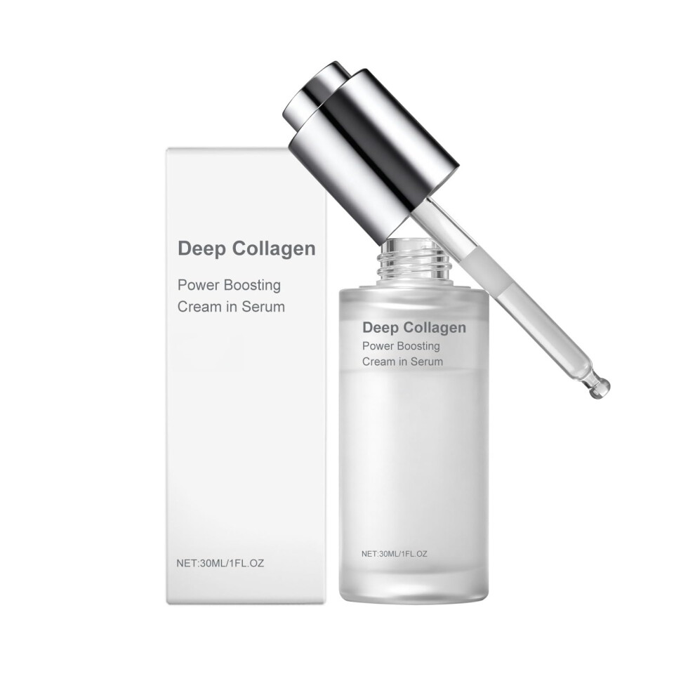Collagen Wrinkle Serum for Women, Deep Hydration AntiAging Face Serum, Firming 1 Fl Oz