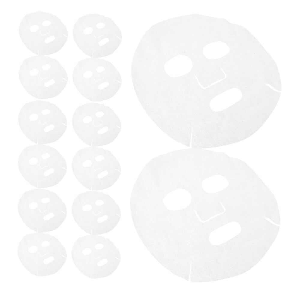 DIY Facial Mask Sheets 100pcs Soft Breathable Gauze Face Masks for Skincare Spa Deep Hydration
