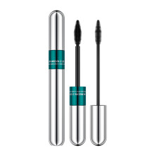 Waterproof Fiber Lash Mascara Dual Brush for Long Thick Natural Lashes Quick Dry Black