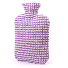 DICEVER Hot Water Bottle with Soft Cover, 2L Hot Water Bag for Menstrual Cramps, Neck and Shoulder Pain Relief, Hot and Cold Thera
