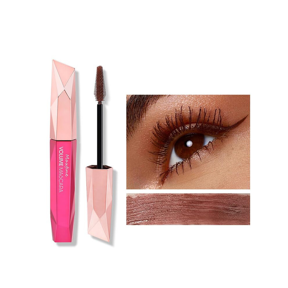 Waterproof Volumizing Mascara LongLasting Curl SmudgeProof Lengthening 3D Effect #02