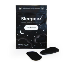 Sleepeez Mouth Tape – 30 Night Supply, Hypoallergenic, Gentle Adhesive, Anti-Snoring, Mouth Breathing, Improves Nasal Breathing, C