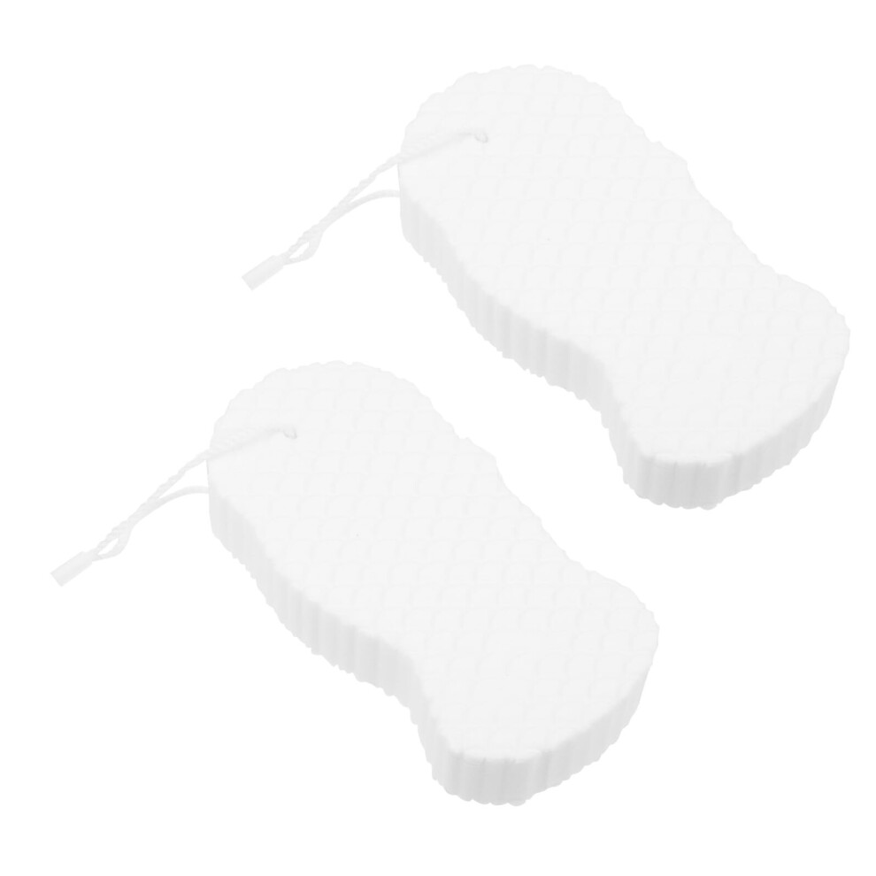 Bath Sponge and Back Scrub Brush Set, Soft PVA for Gentle Exfoliation, Ergonomic Grip, Quick Dry