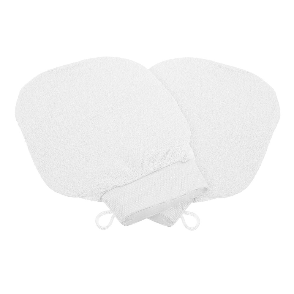 2Pcs Exfoliating Shower Gloves DualSided Body Scrub Mitt for Dead Skin Removal Bath Spa