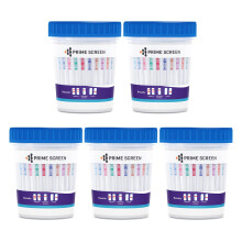 Prime Screen Drug Tests Cup Professional 12 in 1 Instant Drug Testing Kits for Cannabis, Coke,OPI, AMP, BAR, BUP, BZO, mAMP, MDMA,