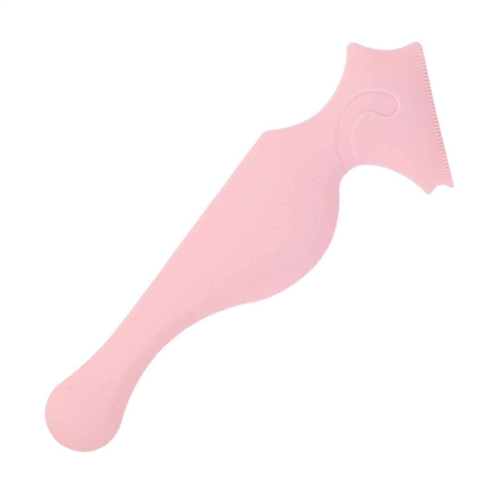 Pink Reusable Silicone Eyeliner Stencil, Precise Winged Eyeliner Guide For Beginners, Template Tool