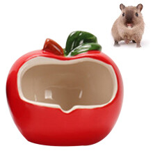 Casinha de cerâmica com formato adorável, design compacto para hamsters e outros animais de estimação.