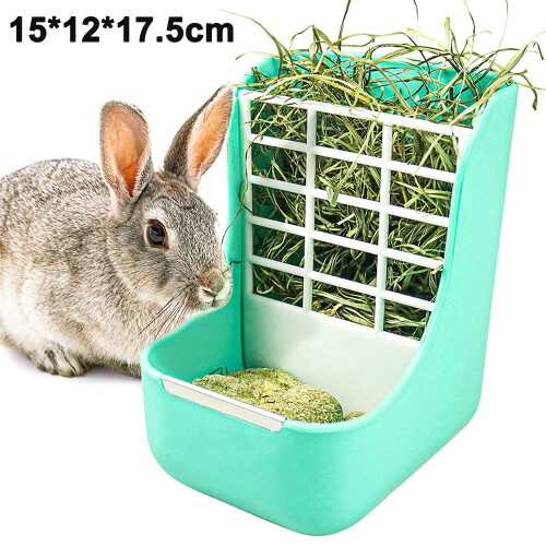 Ταΐστρα Pet's Paradise 2 σε 1 με σανό για κουνέλια, σταθμός σίτισης πολλαπλών χρήσεων με