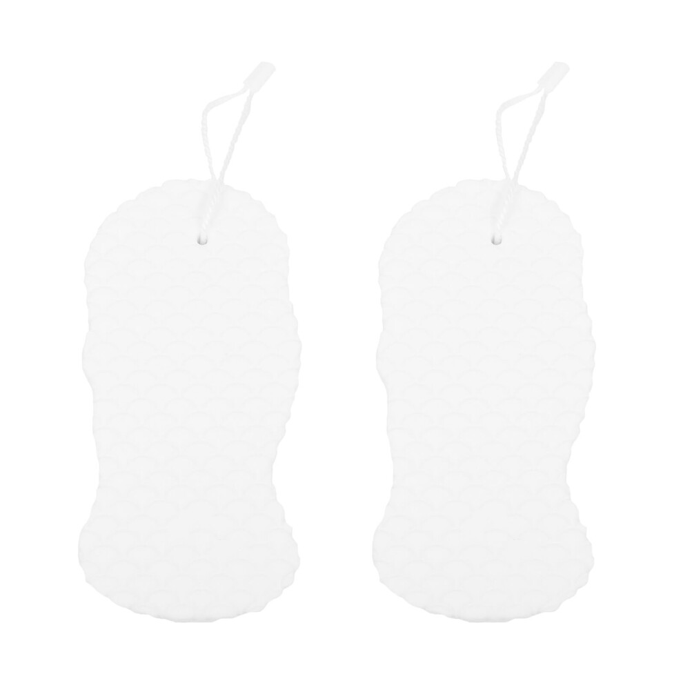 2pcs Soft Exfoliating Bath Sponge PVA Gentle Body Scrubber for Sensitive Skin and Dead Skin Removal