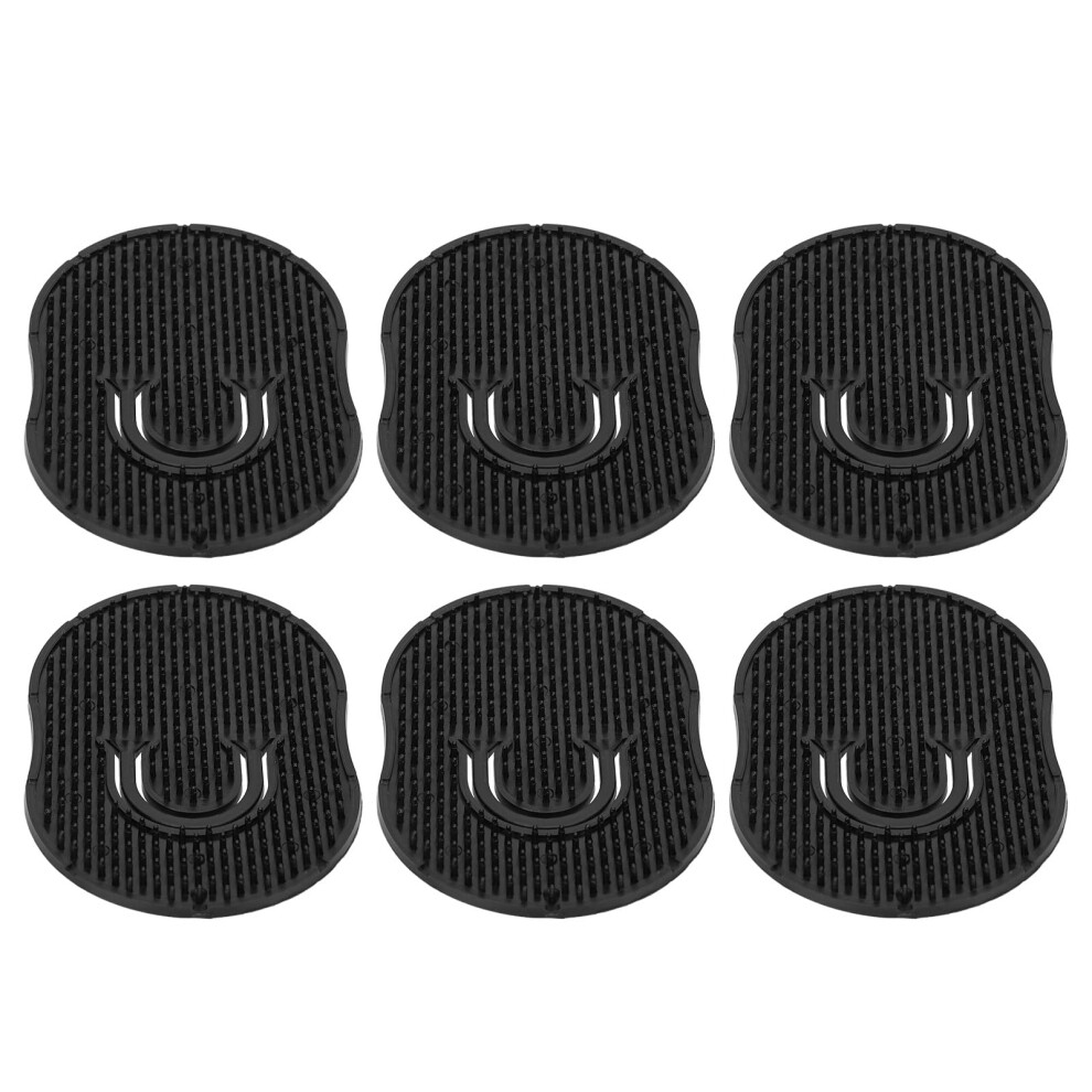 Palm Hair Comb for Men 6pcs Set, Pocket Beard Grooming Brush with Gentle Massage Bristles
