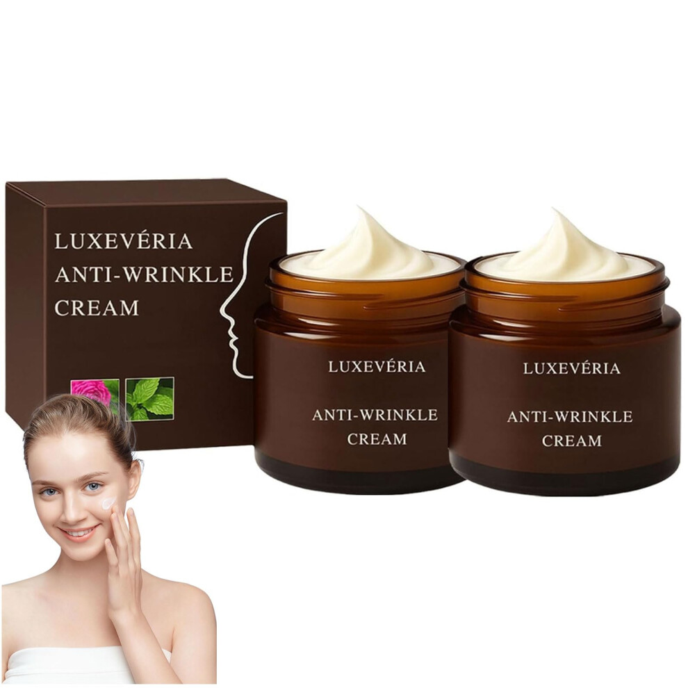 Cream Retinol Antiwrinkle Face Pack Of 2, Gentle Formula For Skin Firming And Deep Hydration