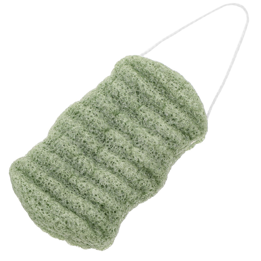 Bath Sponge with Handle, Long Back Scrubber for Shower, Gentle Exfoliating Body Brush for Adults