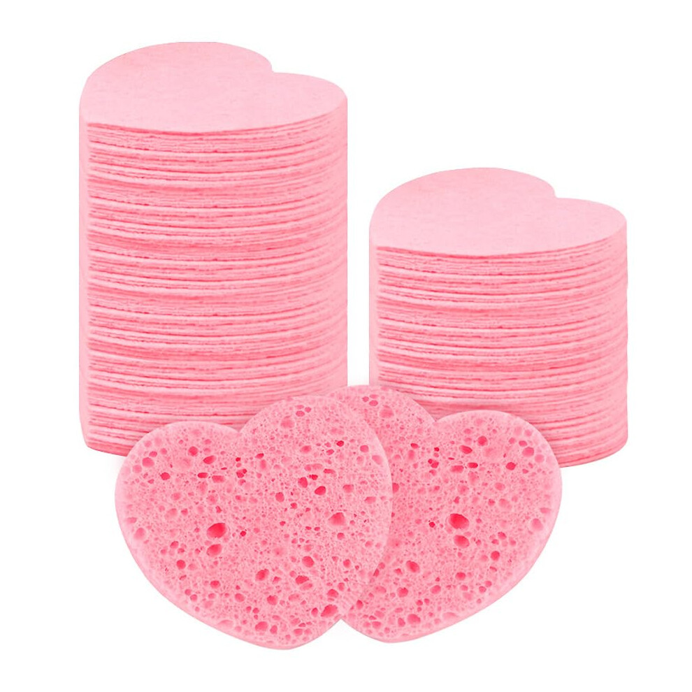 40Pcs Facial Cleansing Sponge Set, Soft Exfoliating Cellulose for Makeup Removal and Spa Use