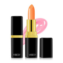 Vibely Red Cherry Color Changing Lipstick, Long Lasting Moisturizing pH Lip Tint for All Skin Tones