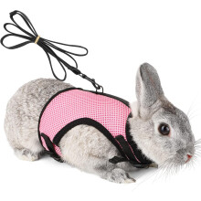 Colete confortável para animais de pequeno porte, colete peitoral de malha macia para gatos, material de alta qualidade à prova de fugas, leve e