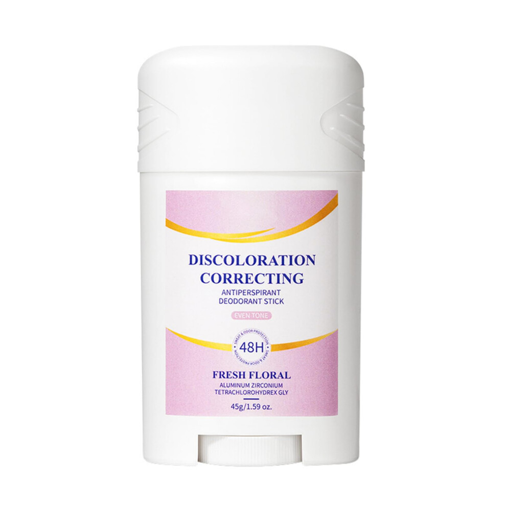 Women's Deodorant Stick Alcohol Antiperspirant 48H Sweat Control Floral Scent For Sensitive Skin