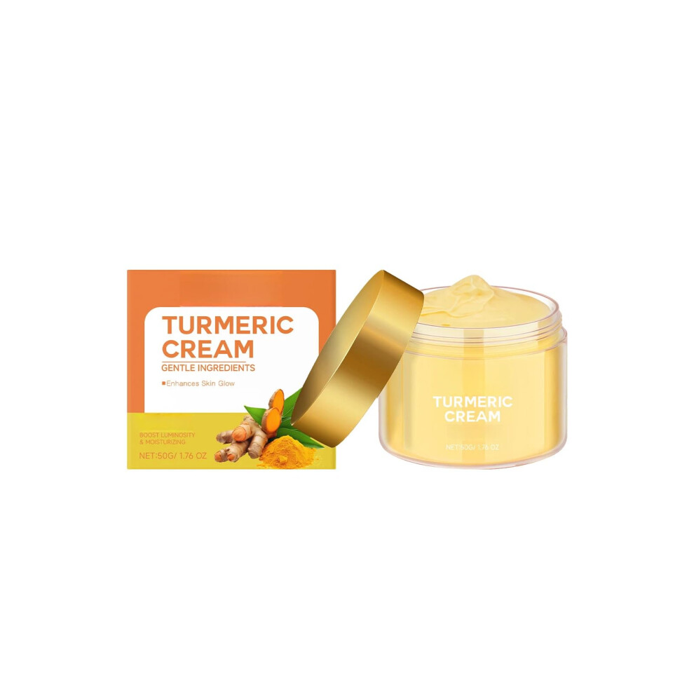 Cream Turmeric Vitamin C Face Brightening Moisturizer For Even Skin Tone And Deep Hydration