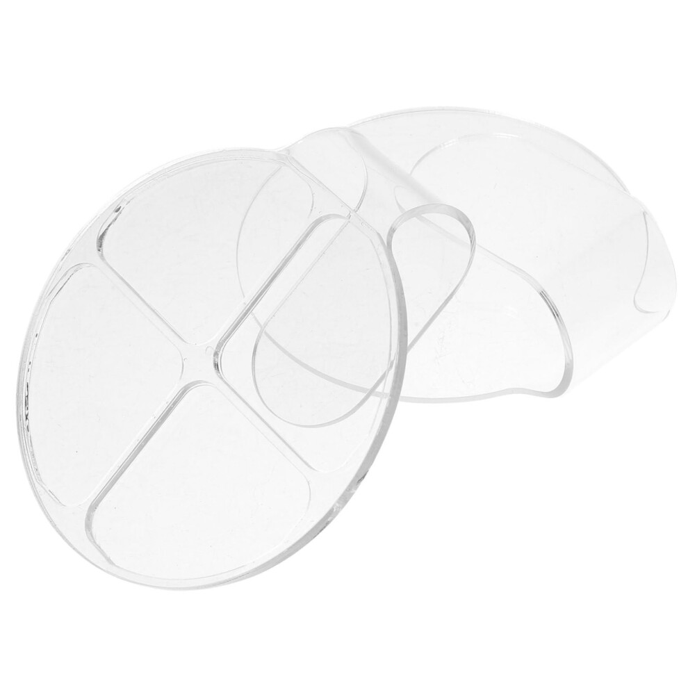 Makeup Mixing Palette and Nail Art Tray Set â Easy Clean Smooth Surface, Handheld Design for Foundation