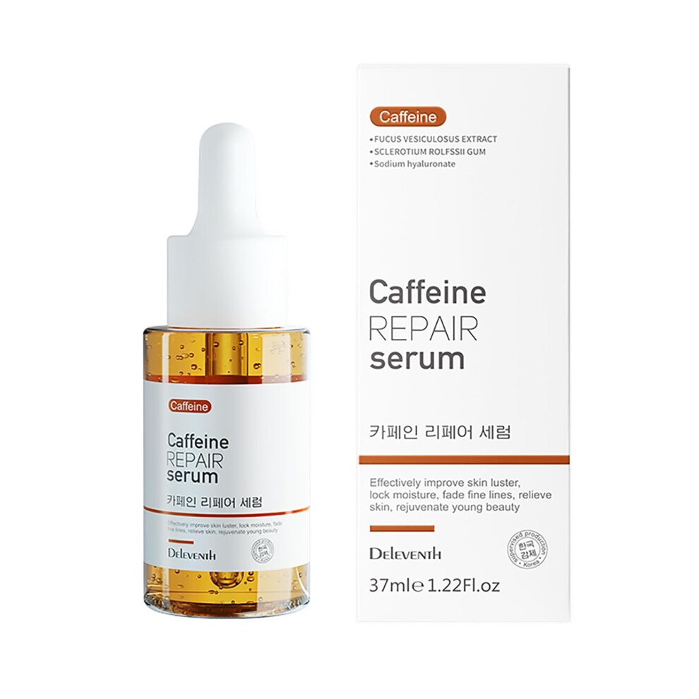Caffeine Face Serum 37ml AntiAging Hydrating Formula Reduces Puffiness Smooths Fine Lines
