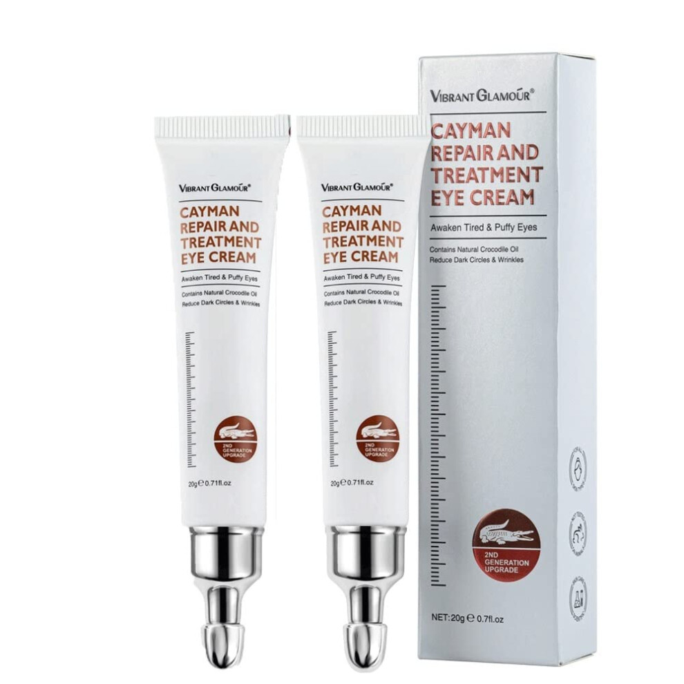 Cream/Dark Peptide Eye For Circles And Puffiness, Anti Aging Eye Gel For Wrinkles, Hydrating 2Pcs