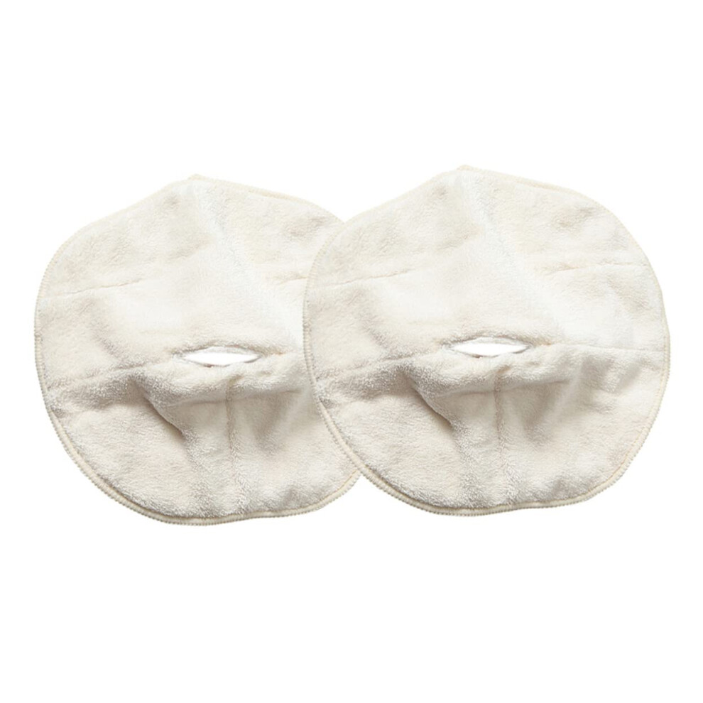 Coral 2Pcs Microfiber Facial Towels For Women Soft Fabric Warm And Cold Compress Reusable Cloths