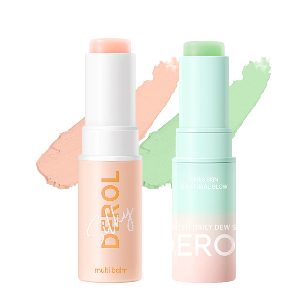 Moisturizing Balm Stick Duo with Deep Hydration for Face Body Lips and Hair, TravelFriendly Multiuse