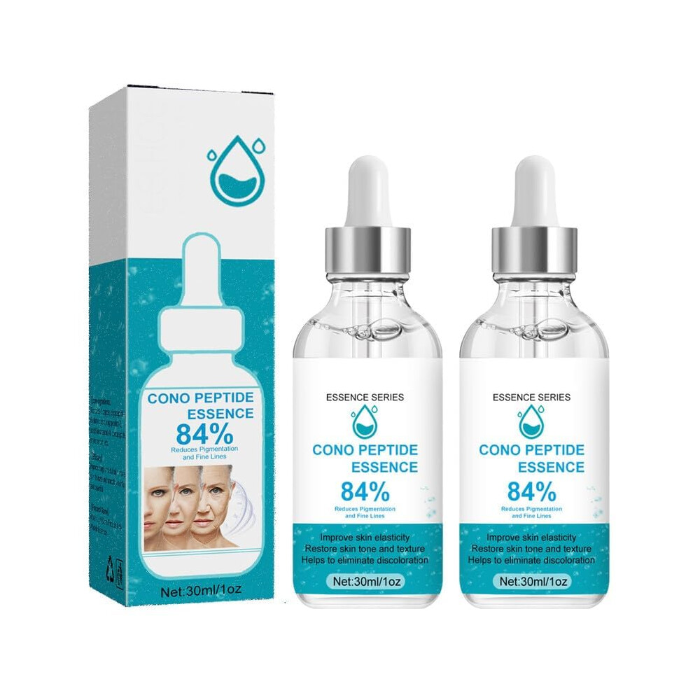 Anti Aging Face Serum 84% Peptide Concentration for Wrinkles and Deep Hydration, 2 Bottles