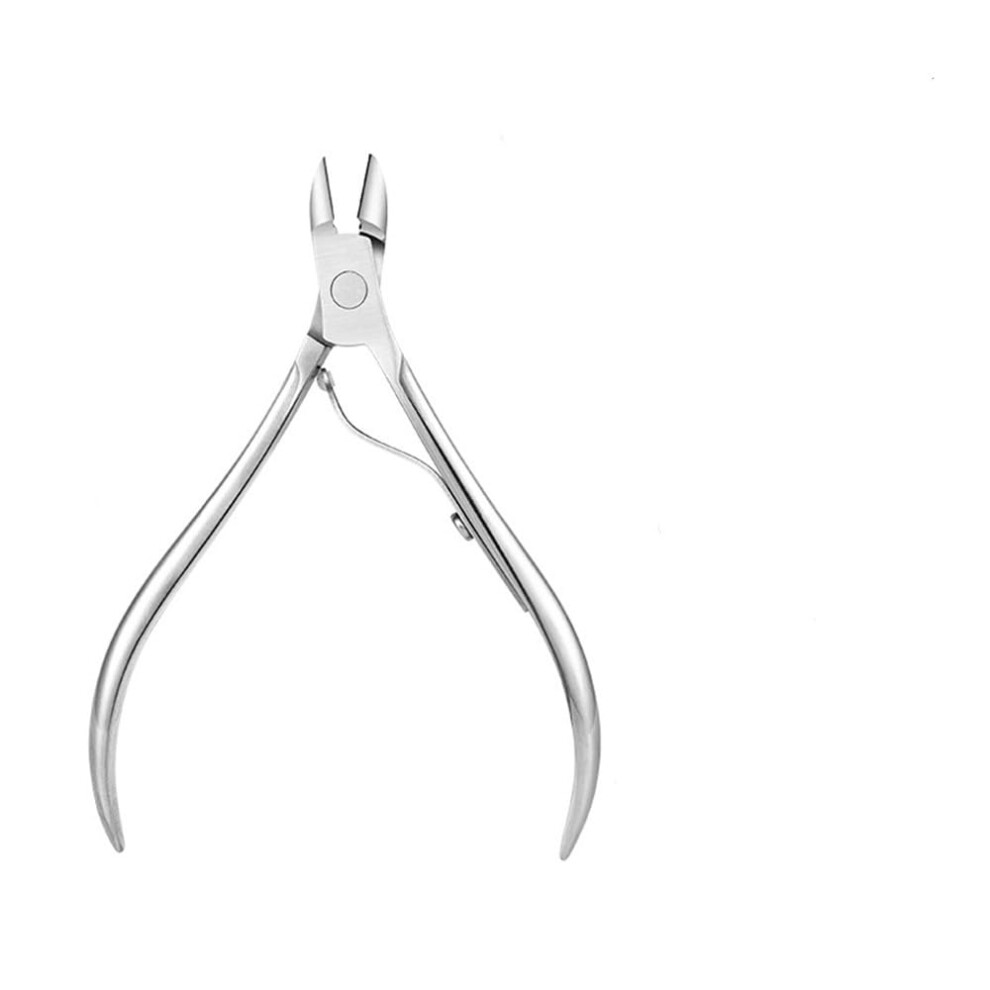 Silver Stainless Steel Cuticle Nippers And Scissors With Precision Blades For Manicure Pedicure 02