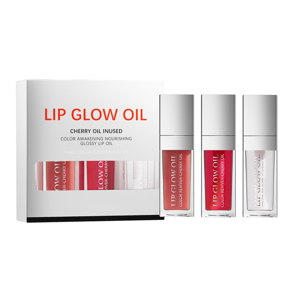 Hydrating Lip Gloss Set with Vitamin E Nourishing Lip Glaze, Long Lasting  Shine Finish