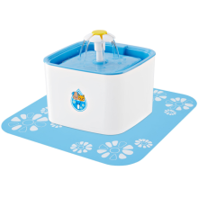 Floral Flow: fontanella per animali domestici con tre impostazioni di flusso d'acqua uniche e un elegante design a fontana floreale, che incoraggia