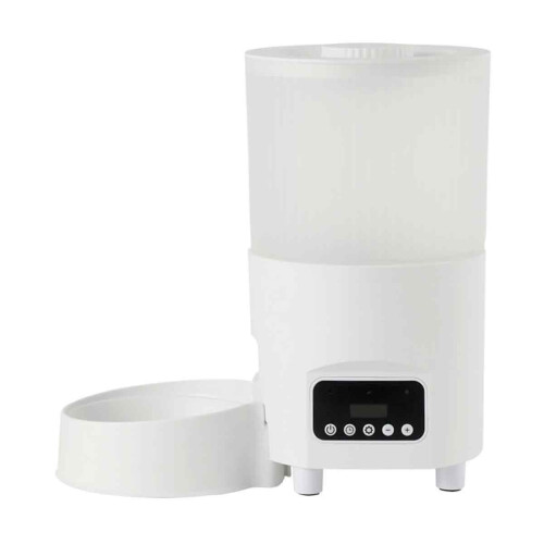 Efficient Automatic Cat Feeder with Precise Grain Sorting, Sealed Storage for Long-lasting Freshness and Dual Power Supply for Uninterrupted Feeding