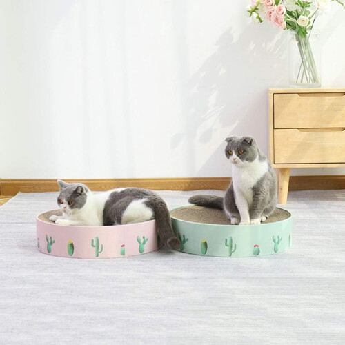 Κέντρο παιχνιδιού Purrfect, ξυστήρι γάτας από υλικό υψηλής πυκνότητας, κοίλο κρεβάτι 2