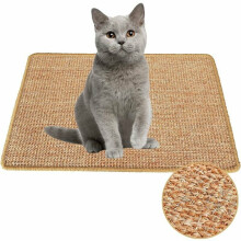 Natural Sisal Cat Scratcher, Durable Material Ensures Longevity For Indoor Cats' Claw Care And Furniture Protection