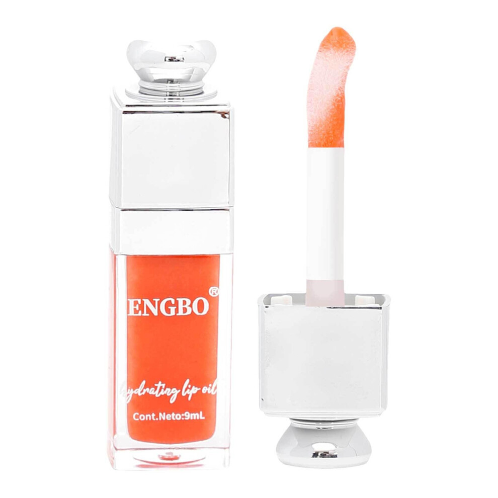 Lip Oil Hydrating Lip Gloss with Longlasting Color Shine and Deep Lip Hydration 9ml