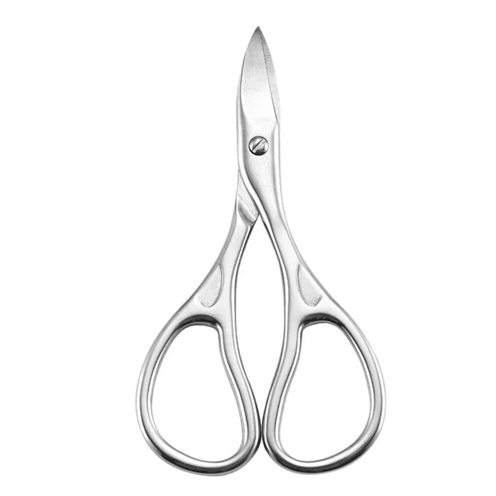 Professional Manicure Scissors Stainless Steel Cuticle Precision Beauty Grooming for Nail Facial Hair Eyebrow Eyelash Nose Hair,2