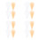 16Pcs Shape Silicone Privacy Pads Strong Adhesion for Women 8