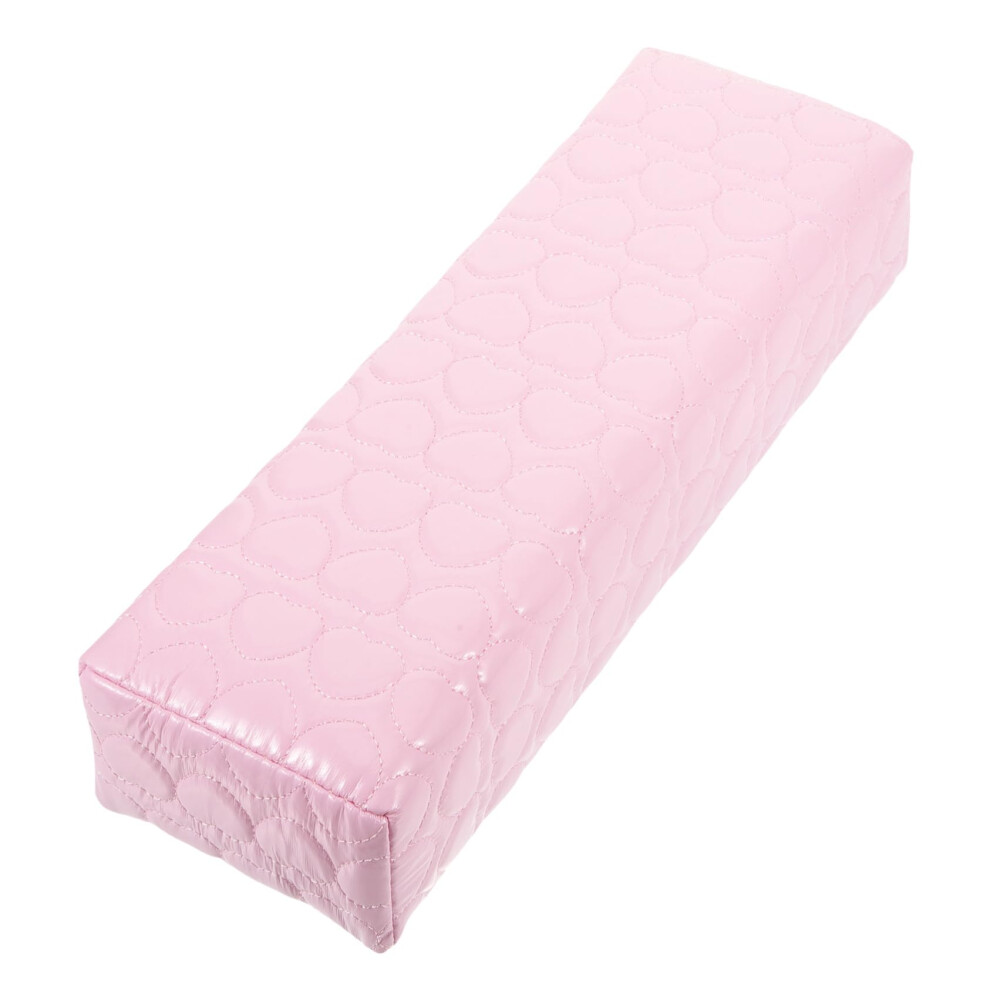 Nail Hand Rest Pillow with 2 in 1 SpaceSaving Stand for Salon and DIY Manicure Leather Easy Clean