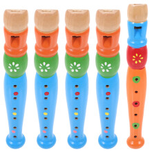 15Pcs Wood Clarinet for Kids Beginner Practice 6-Hole Wind Instrument