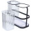 3Pcs Black Compact Utensil Holder for Kitchen Counter Storage 3