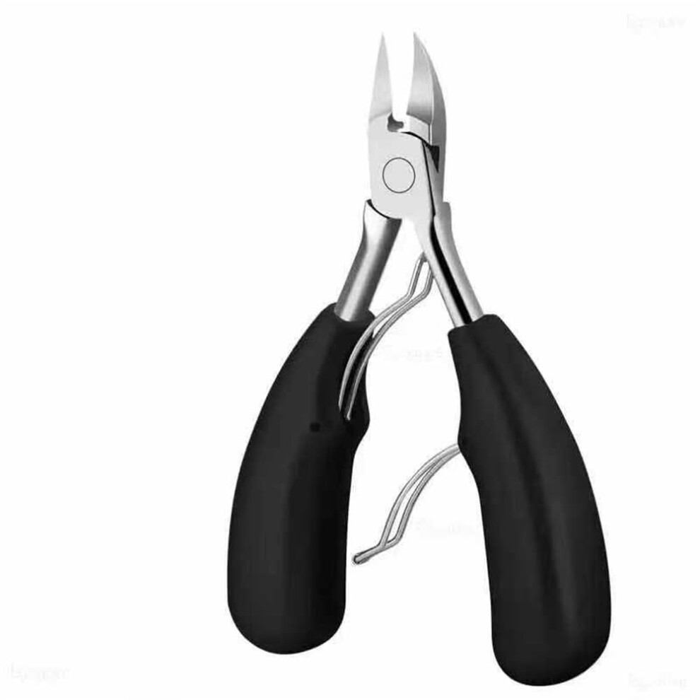 Black Stainless Steel Nail Clippers And Professional Cuticle Scissors For Precision Manicure Pedicure