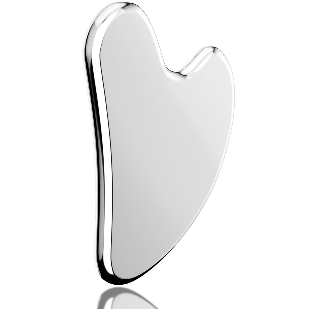 304 Stainless Steel Gua Sha Facial Massage Tool for Face and Body Muscle Relief